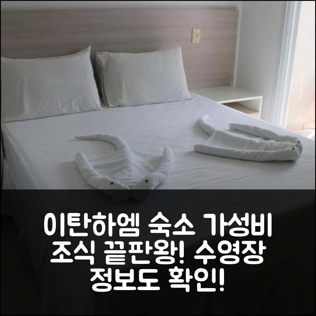 이탄하엠 숙소 여행 호텔 추천 사텔리트 호텔 | 가성비와 조식이 뛰어난 위치 및 수영장 정보 5가지