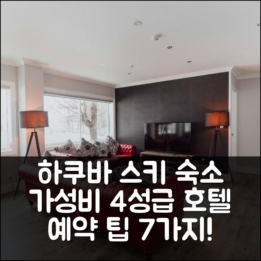 하쿠바 숙소 여행 호텔 추천 스키인 스키아웃 하츠유키 아파트 | 가성비 뛰어난 4성급 위치와 예약 팁 7가지