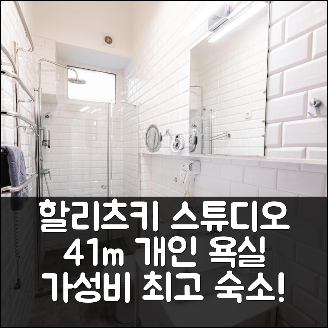 리비브 숙소 여행 호텔 추천 할리츠키 스튜디오 아파트먼트 | 41m² 프라이빗 욕실과 가성비 뛰어난 위치 정보 7가지