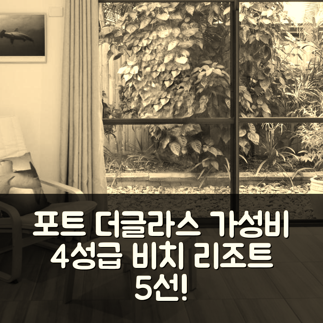 포트 더글라스 숙소 여행 호텔 추천 비치 리조트 포트 더글라스 | 4성급 가성비와 조식, 수영장 완벽한 선택지 5가지
